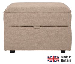 Collection - Ashdown Footstool with Storage - Taupe